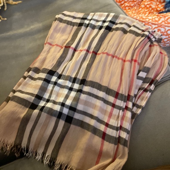 Accessories - Plaid scarf.